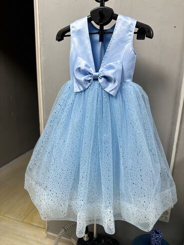 туника платье: Детское платье, цвет - Голубой, Новый