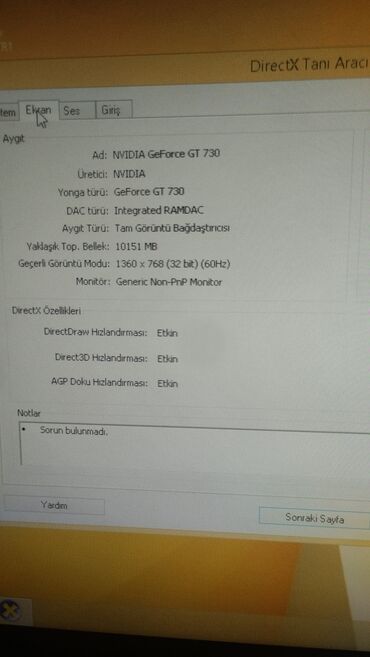 ventilator notebook: Cora i7 - 3770 Cpu 3.40 Ghz ( 8CPUs ) Ram 16 Nvidia GeForce GT 730
