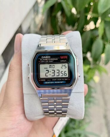 набор часы: Классикалык саат, Casio, Суу өткөрбөөчү, Унисекс, Жаңы