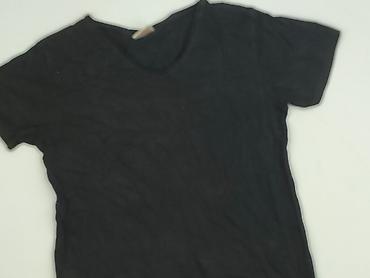 bluzki czarne basic: T-shirt damski, rozmiar L — 1