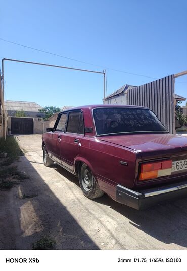 VAZ (LADA): VAZ 2107 sedan Xarici: - Tünd albalı rəngli kuzov - Xrom ön barmaqlıq — 5