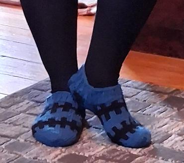 Kolqotkalar, corablar: Məhsul: Əl işı yun corab-ev tapıqları (qısa boğaz) - Material: qalın — 3