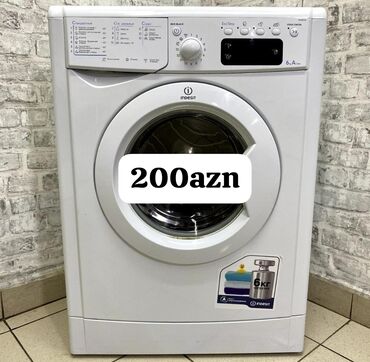 Paltaryuyan maşınlar: Paltaryuyan maşın Indesit, 6 kq, Avtomat, Qurutmasız, Kredit yoxdur