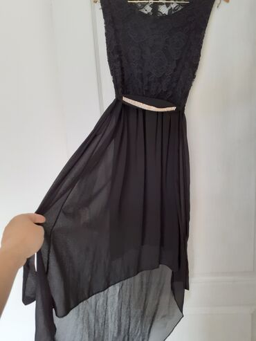 haljina crna s: S (EU 36), XL (EU 42), bоја - Crna, Drugi stil, Kratkih rukava