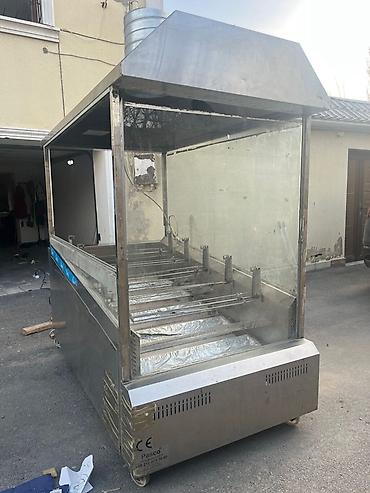 Restoran manqalları: Pasco brendinin paslanmayan poladdan hazırlanmış vitrinli dönər/kabab — 3