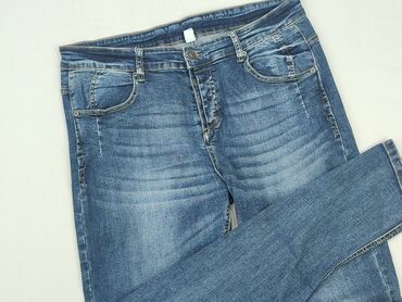 biala spódnice jeansowe: Jeansy, L, stan - Dobry