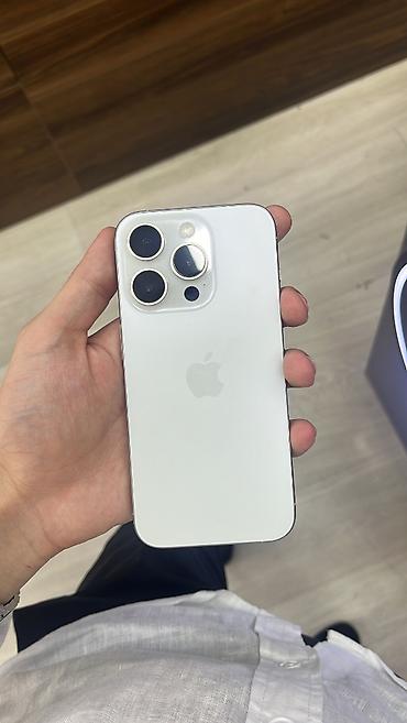 IPhone 15 Pro, 256 GB, White Titanium, Face ID lalafo.az -da IPhone 15 Pro, 256 GB, White Titanium, Face ID