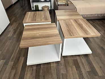 taxt kravat: Kvadrat masa, Açılmayan, Təkərsiz, Teksturalı laminat, Zəmanətsiz — 2
