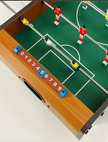 İdman oyunları: Mini stolüstü futbol (foosball) oyunu - Ölçülər: 50 x 25 x 16 sm — 5
