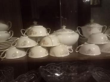 samovar satisi lalafo: Çay dəsti, rəng - Ağ, Çexiya — 2