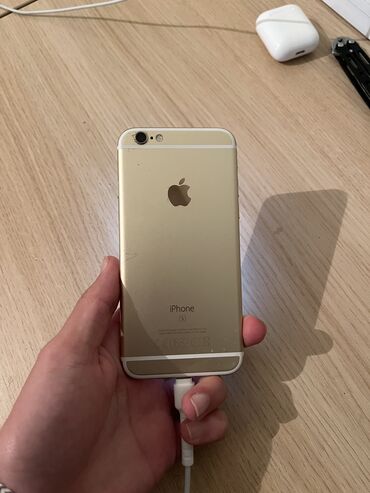 ayfon zəngləri: IPhone 6s, 16 GB, Rose Gold, Barmaq izi, Face ID