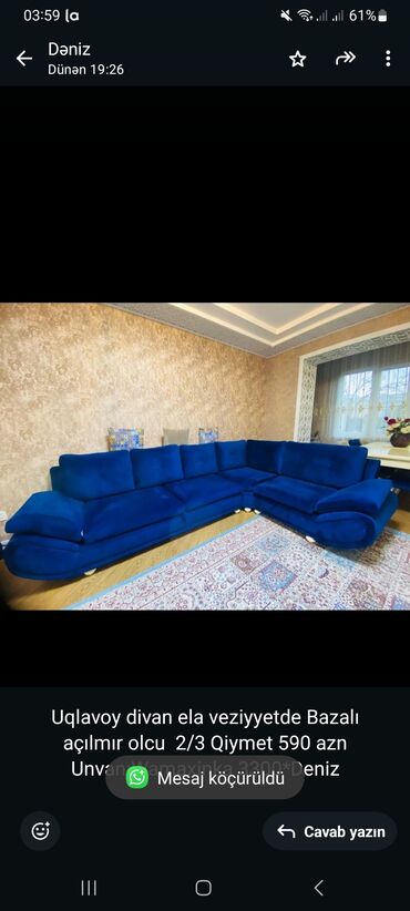 Divanlar: Künc divan