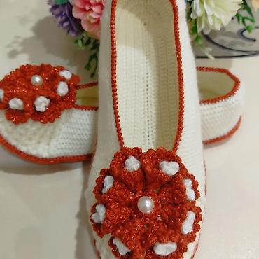 Домашние тапочки: Домашние тапочки, 38.5, Новый, цвет - Белый, Самовывоз — 3