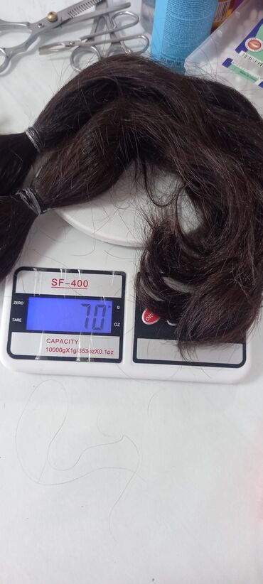 Pencəklər: Usaq saci 70 qr 30 sm