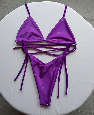 sergio tacchini kupaci zenski: Badić – dvodelni bikini set sa trakama i kristalnim detaljima - — 4