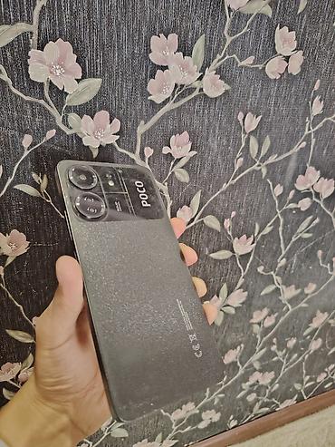 Уюлдук телефондор жана аксессуарлар: Poco C65, Колдонулган, 256 ГБ, түсү - Кара, 2 SIM — 1