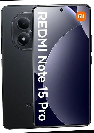 Redmi, Redmi Note 15 Pro, Б/у, 256 ГБ, цвет - Черный, 2 SIM