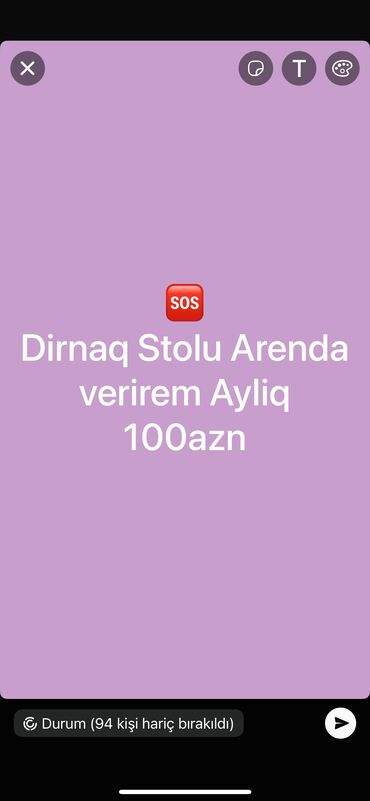 Gözəllik Salonları: Dırnaq ustası tələb olunur, Yerin icarəsi, 1-2 illik təcrübə, Rəsmi işədüzəltmə