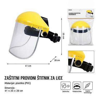 KMT Providna zaštitni vizir 9368994 Providni štitnik za lice namenjen