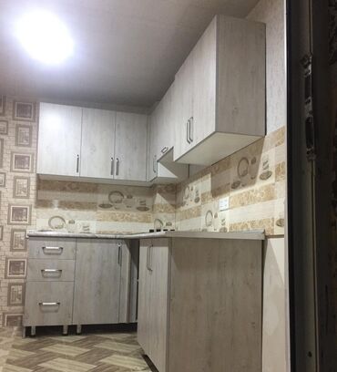 Sifarişlə mətbəx mebeli: Sifarişlə mətbəx dəsti, Özü çəkən petlələr, Sadə laminat, Kredit yoxdur, Pulsuz çatdırılma — 2