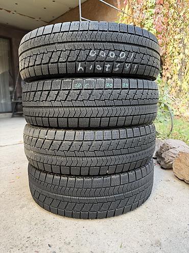 mercedes e200: Шины 185 / 70 / R 14, Зима, Б/у, Комплект, Легковые, Япония, Bridgestone — 1