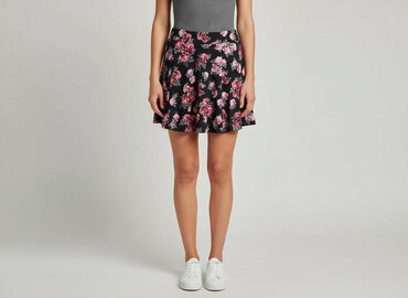 spódnice midi z wiskozy: H&M Divided, Spódnica damska, rozmiar M