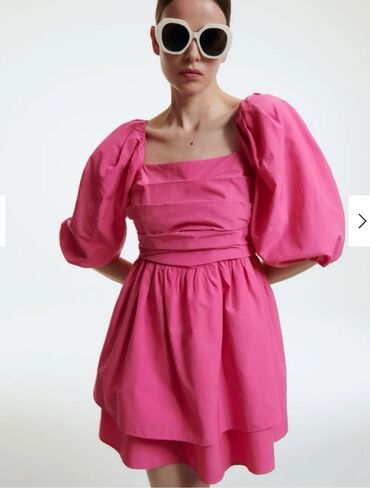 haljina zimska: Reserved L (EU 40), bоја - Roze, Večernji, maturski, Kratkih rukava
