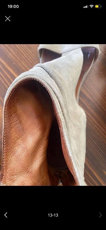 Босоножки, сандалии, шлепанцы: Босоножки, 40, Massimo Dutti, Б/у, цвет - Коричневый, Самовывоз — 13