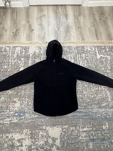 nike tech: Толстовка с капюшоном Under Armour, размер L (обозначение на бирке — 1