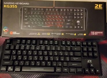 Modemlər və şəbəkə avadanlıqları: 2E Gaming KG355 oyun klaviaturası - 87 düymə: ultrasürətli cavablı