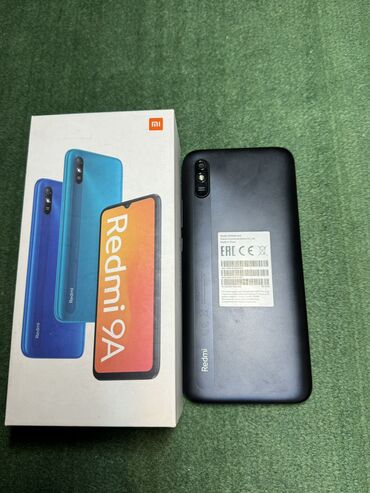 redmi на запчасть: Redmi, Redmi 9A, Б/у, 32 ГБ, цвет - Черный, 2 SIM