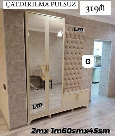 Dəhliz üçün çoxfunksiyalı dolab-komod dəsti Ölçülər: 2 m x 1 m 60 sm lalafo.az -da Dəhliz üçün çoxfunksiyalı dolab-komod dəsti Ölçülər: 2 m x 1 m 60 sm