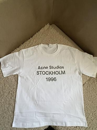 pull and: Футболка Acne Studios STOCKHOLM 1996 цвет:Белый размер:2xl (не подошла — 1