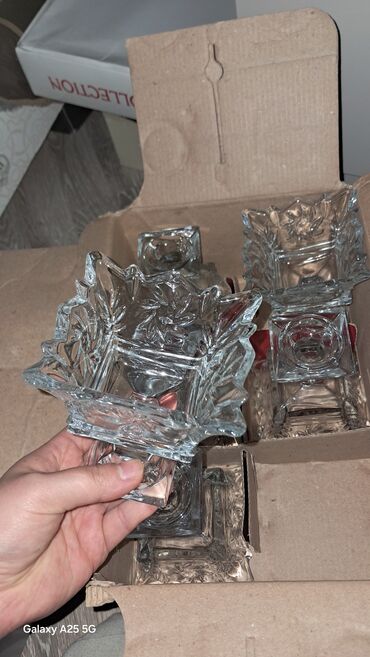 Digər dəstlər və servizlər: Şüşə qablar və stəkanlar dəsti - Dondurma/kokteyl üçün şüşə qablardan — 2