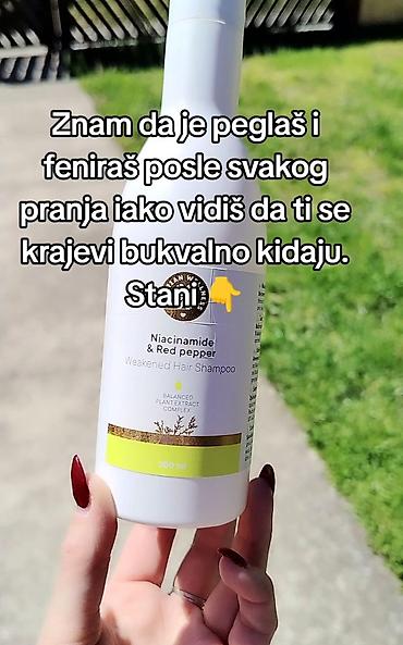 hronogram kose: Šampon za oslabljenu kosu – Niacinamide & Red Pepper, 300 ml - — 1