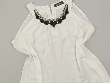 bluzki białe z koronką: Women's blouse, S (EU 36)