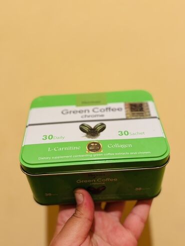 Herman Green Coffee Chrome – qutu içində 30 ədəd paket (30 Daily / 30
