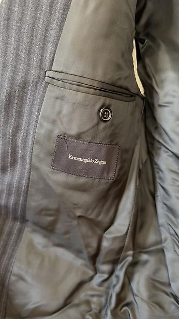 coban geyimi: Ermenegildo Zegna kişilər üçün klassik kostyum gödəkçə - Model — 2
