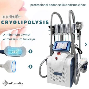 Lazer aparatları: Kavitasiya, RF liftinq, Vakuum massaj, Təlim keçirilir