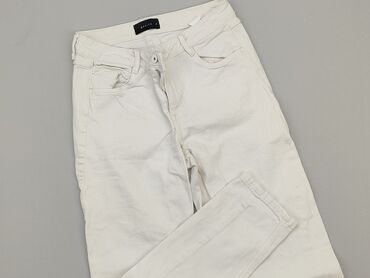 białe gładki t shirty: Jeans, Mohito, S (EU 36), condition - Good