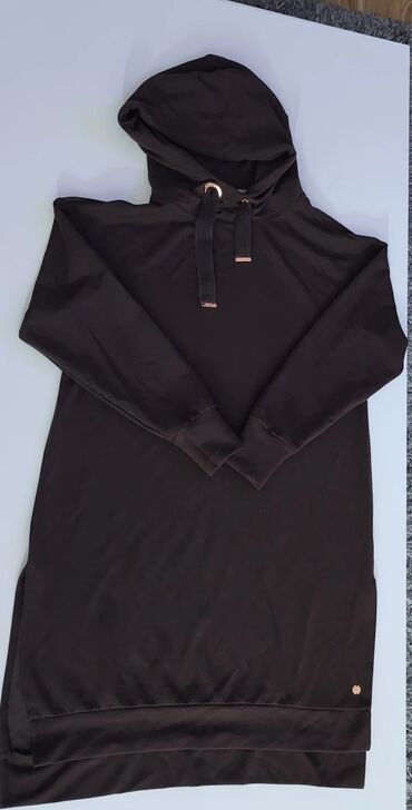 Haljine: Studio Untold XS, bоја - Braon, Oversize, Dugih rukava — 6