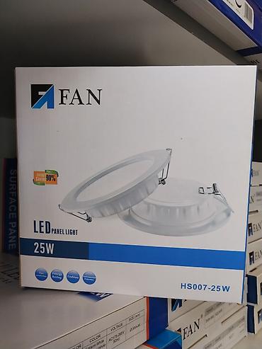 Освещение: Светодиодный встраиваемый панельный светильник FAN HS007-25W - Тип — 1