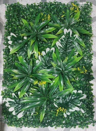 Digər ev dekoru: Yaşıl süni dekorativ ötüklər,güllər,yarpaqlar,ağaclar. Yaşıl dekorativ — 21