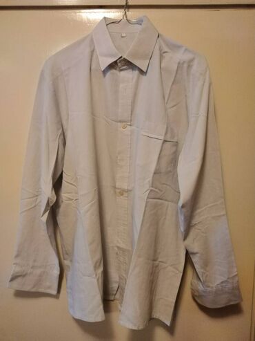 crveno odelo musko: Shirt Long sleeves, XL (EU 54), color - Grey, Polyester