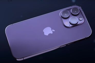 Apple iPhone: IPhone 14 Pro, Б/у, 256 ГБ, Deep Purple, Защитное стекло, Коробка, 87 %