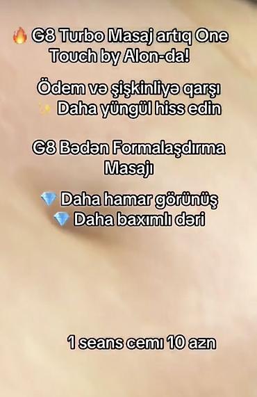 tuk effektli qas: Xidmət: G8 Turbo Bədən Formalaşdırma Masajı – One Touch by Alon – — 1