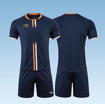 li ning футболка: Мужская футболка, 2XL, Lining, Новый, цвет - Синий, Самовывоз, Платная доставка — 1