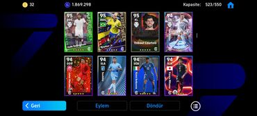 Kolleksiya kartları: EFootball hesabı – güclü komanda və zəngin kart kolleksiyası - — 19