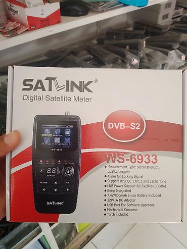 elektron saat satisi: SATLINK WS-6933 rəqəmsal peyk ölçü cihazı (DVB-S2) Xüsusiyyətlər: - — 1