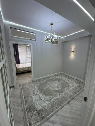 токмок долгосрочная квартира: 2 комнаты, 55 м², Элитка, 3 этаж, Дизайнерский ремонт